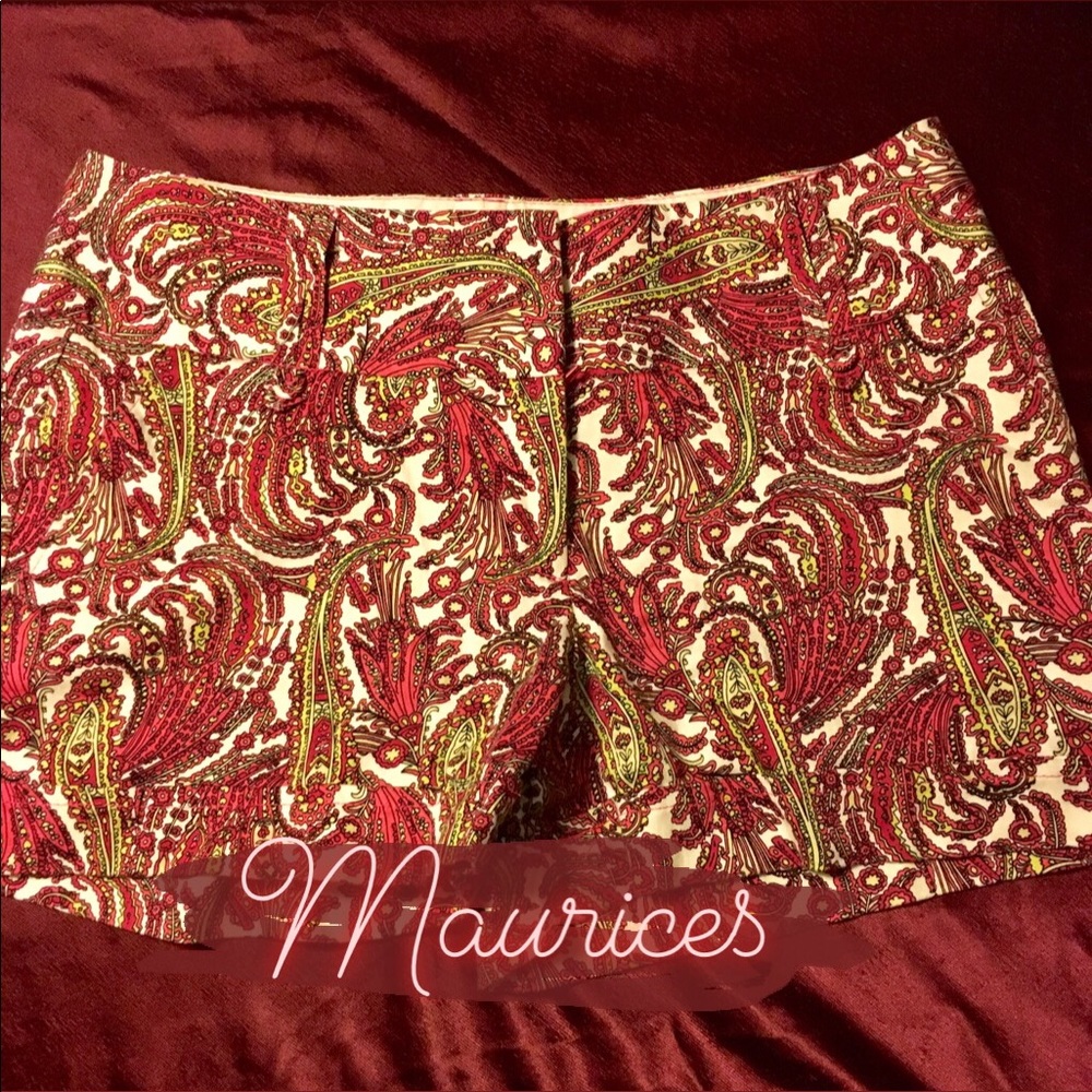 Maurice’s Shorts - Paisley- 5/6
